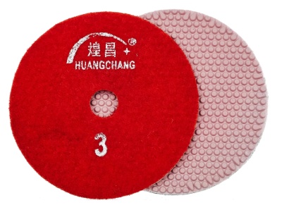 Алмазные гибкие шлифовальные круги ТОЧКИ Pads 5-STEP №3 D100