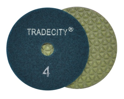 Алмазные гибкие шлифовальные круги Треугольник Pads 5-STEP №4 D100
