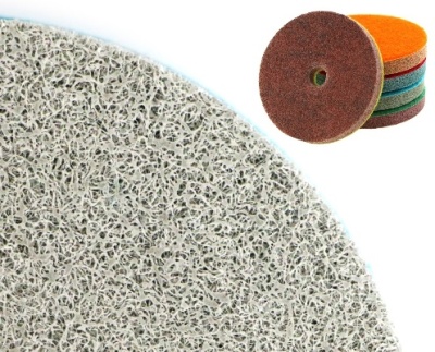 Полировальный диск для мрамора "Спонж" Д125 №6000 Полировальный диск для мрамора "Спонж" Д125 №6000